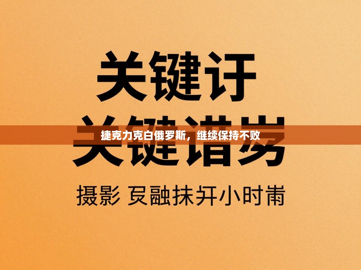 捷克力克白俄罗斯，继续保持不败  第1张